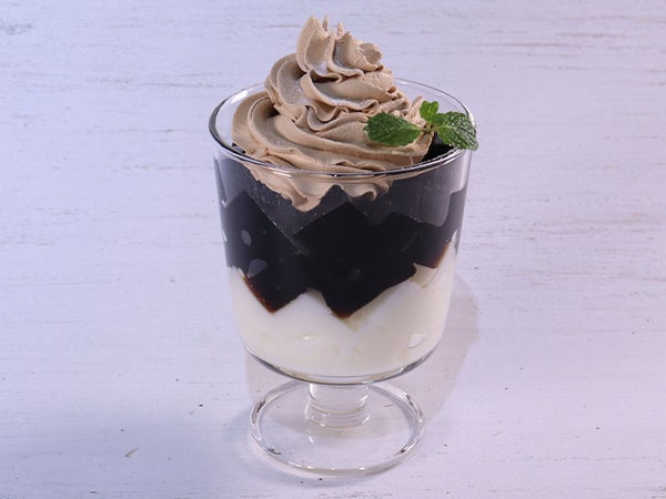 杏仁とコーヒーゼリー